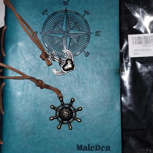 Turquoise Leather Writing Journal - Picture 7 of 7